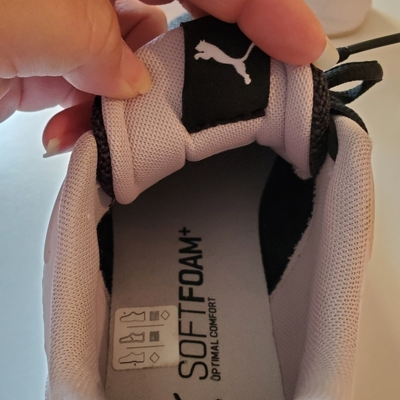 PUMA Disperse Running Shoes Grey/Black light Pink Size 9 - Picture 7 of 13